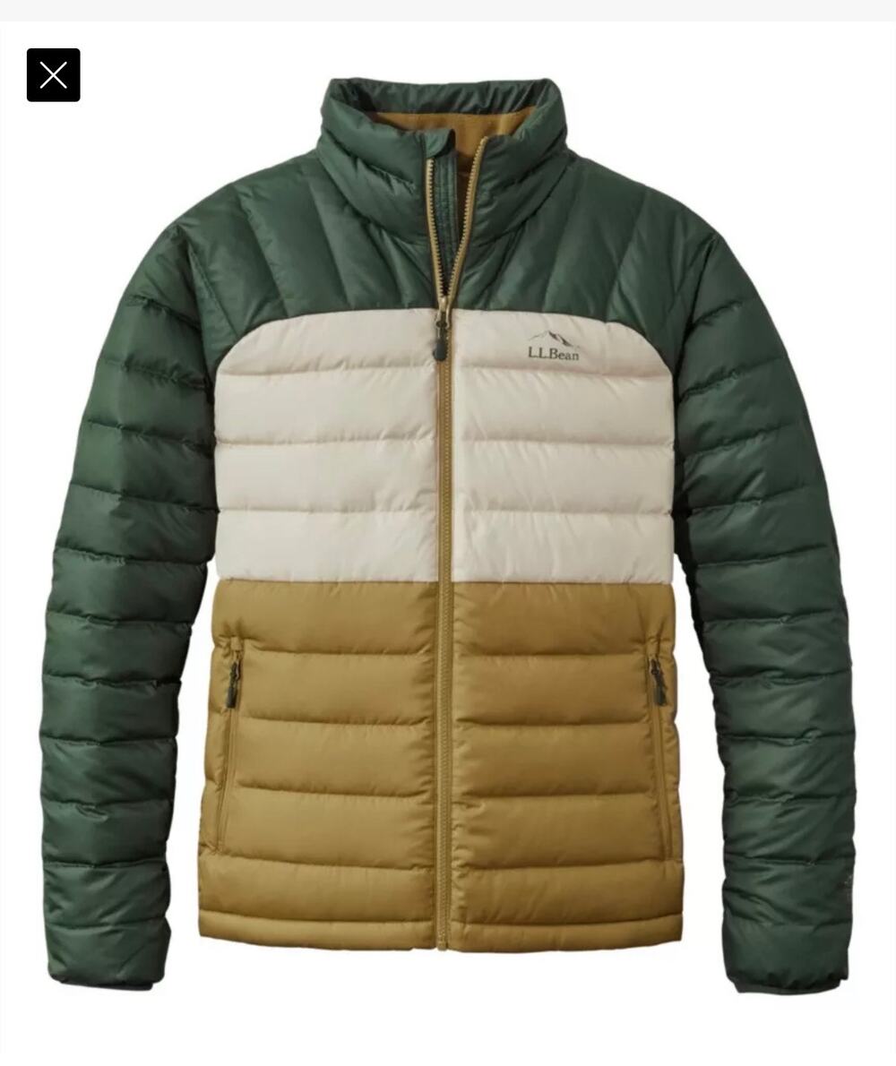 Men's Bean's Down Jacket Reg Large